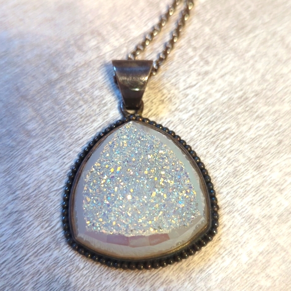 jewelry Jewelry - Druzy Quarts 925 necklace 😍🤩